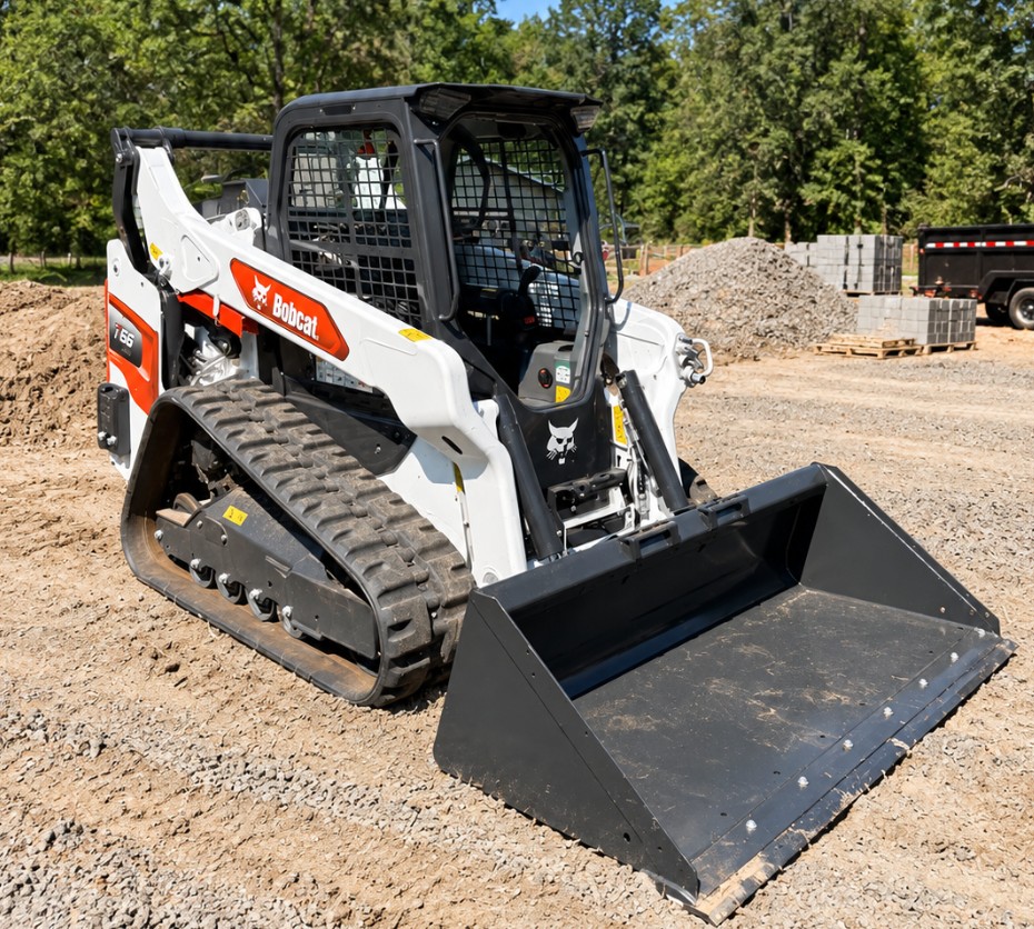 Bobcat compact track loader ready for rental